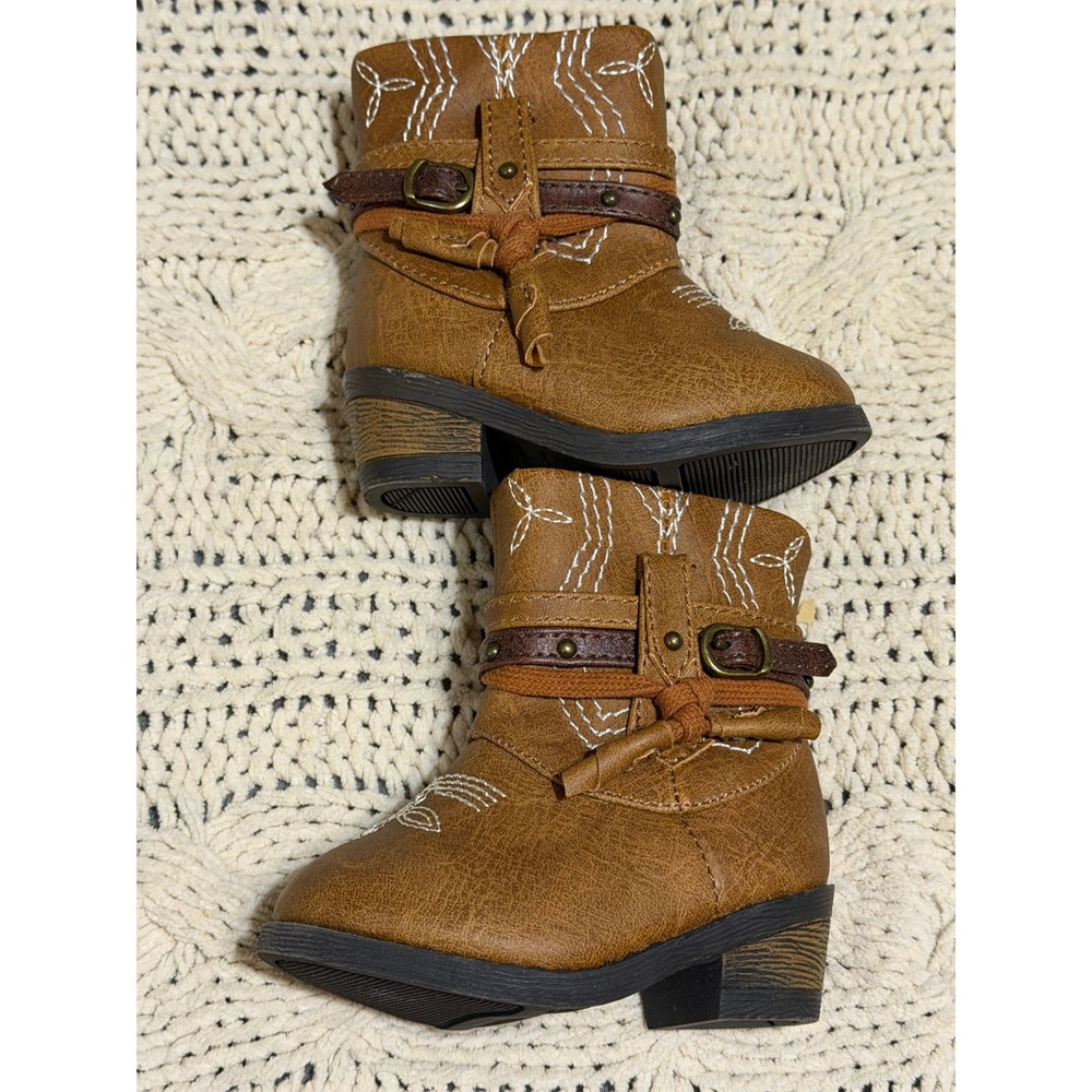 Garanimals Toddler Girls Brown Western Cowboy Boots GGR46DP007 Size 2